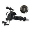 Suporte de telefone para motocicleta, suporte para garfo, suporte de navegação GPS com carregador USB para BMW F900XR Yamaha Tenere700, suporte para celular