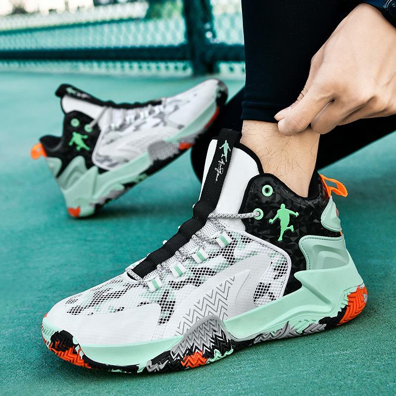 Basketball shoes men's shoes new summer mesh primary and secondary school students older children's sports shoes cement ground actual combat boots sn