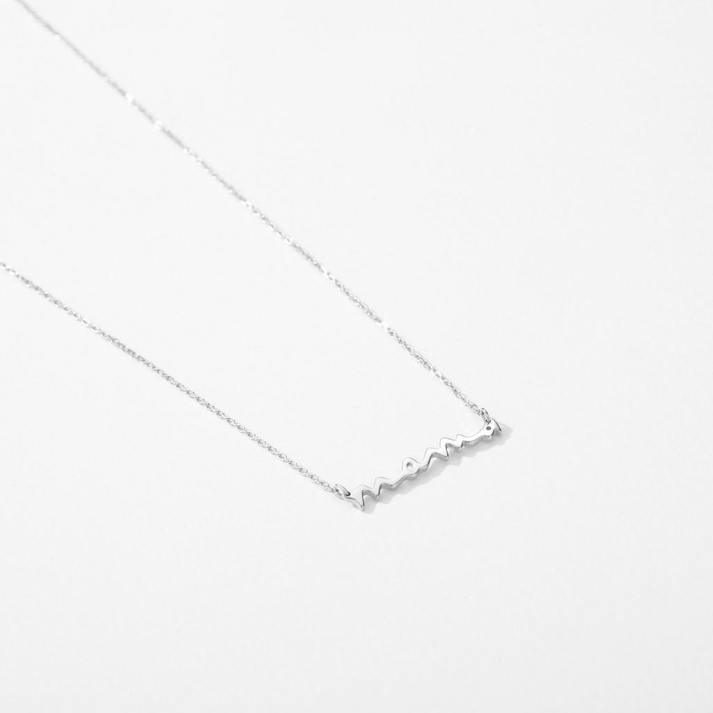 Classic Design 925 Sterling Silver Letter Mama Pendant Necklace For Women Mom Mama Mother's Day birthday Christmas Gift