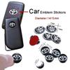 5/10Pcs Car Key Emblem Sticker Auto Control Key Logo Decal For Toyota Hilux Corolla RAV4 Camry Highlander Yaris Cross Prado C-HR