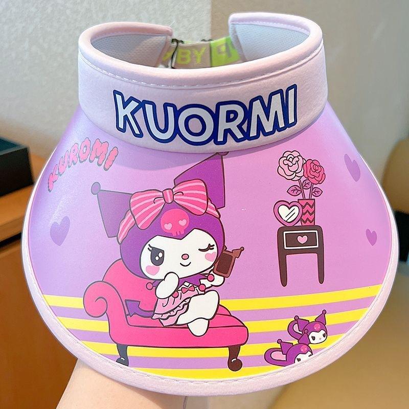 Children's Cute Cartoon Bunny Visor Hat for Boys and Girls, Sun Protection, Breathable, Summer UV Protection Sun Hat