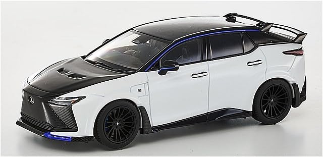 Kyosho Original 1/43 LEXUS RZ600e F SPORT Performance, Black & HAKUGIN II (Silver II), Finished Model, KS03945H2