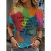 New T-shirts and cartoon printed oversized T-shirts loose summer tops 2025 fashion short-sleeved T-shirts