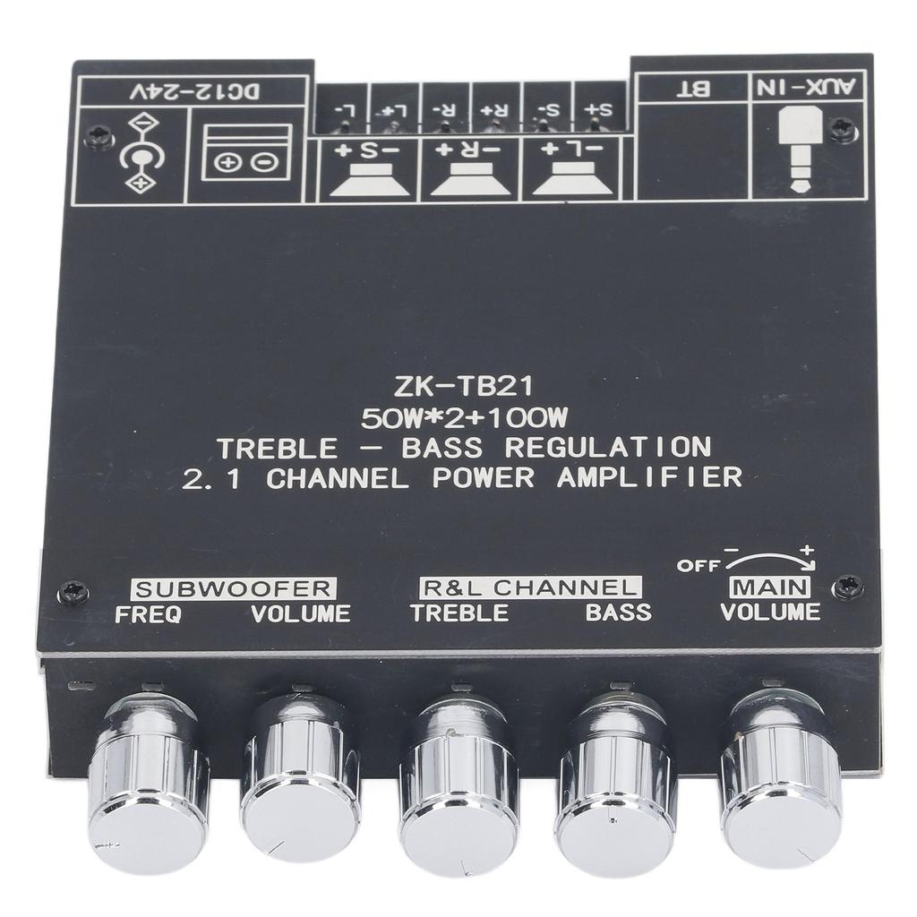 2.1 Channel BT Audio Power Amplifier Module DIY Wireless Speaker Digital Power Amplifier Board DC12‑