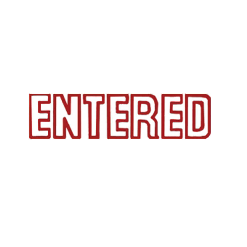 Glanzende Voor-Inkt Stempel (Rood) (Ingevoerd)