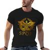 SPQR Sentus Populusque Rmnus TShirt Breathable Workout Short Sleeve Top