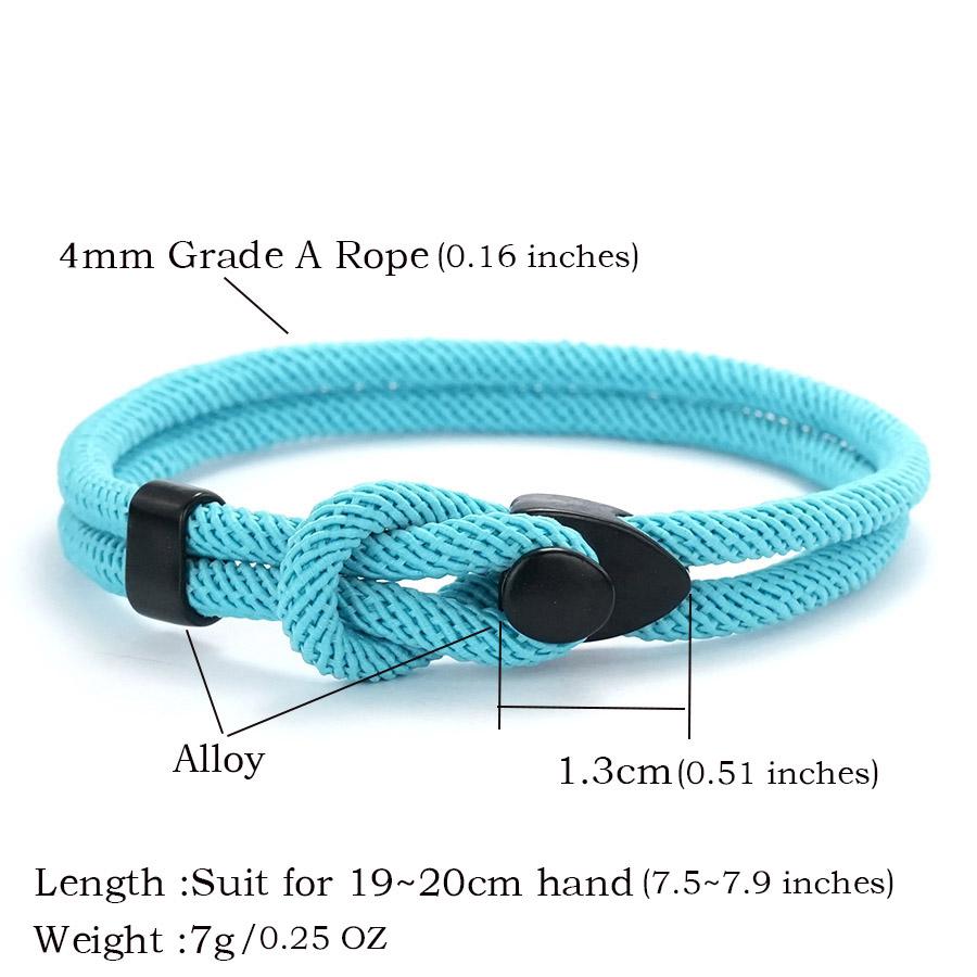 Fashion 3Pcs/Pack Men Bracelet Grade A 4mm String Braslet Creative Design For Men Casual Accessories Cord Chain Braclet Pulsera