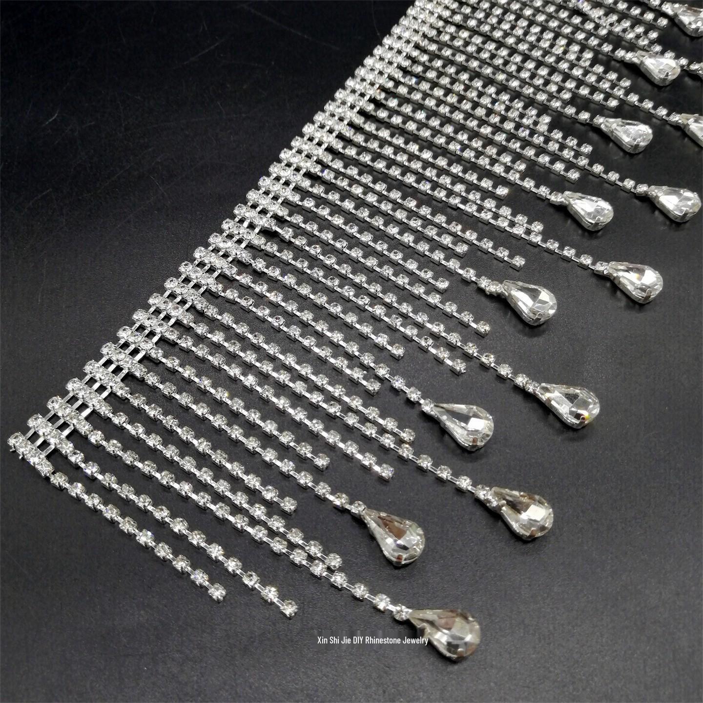 

Exquisite Rhinestone Tassel Chain for Belly Dance & Accessories