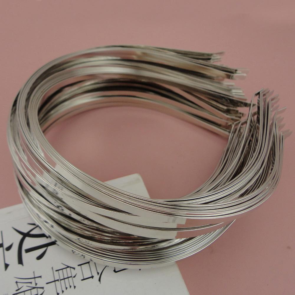 20~50pcs/bag Regular 3mm 4mm 5mm 6mm 7mm Metal Wire Headband Plain Iron Hair Hoops Tiara Base for DIY Hair Accessories