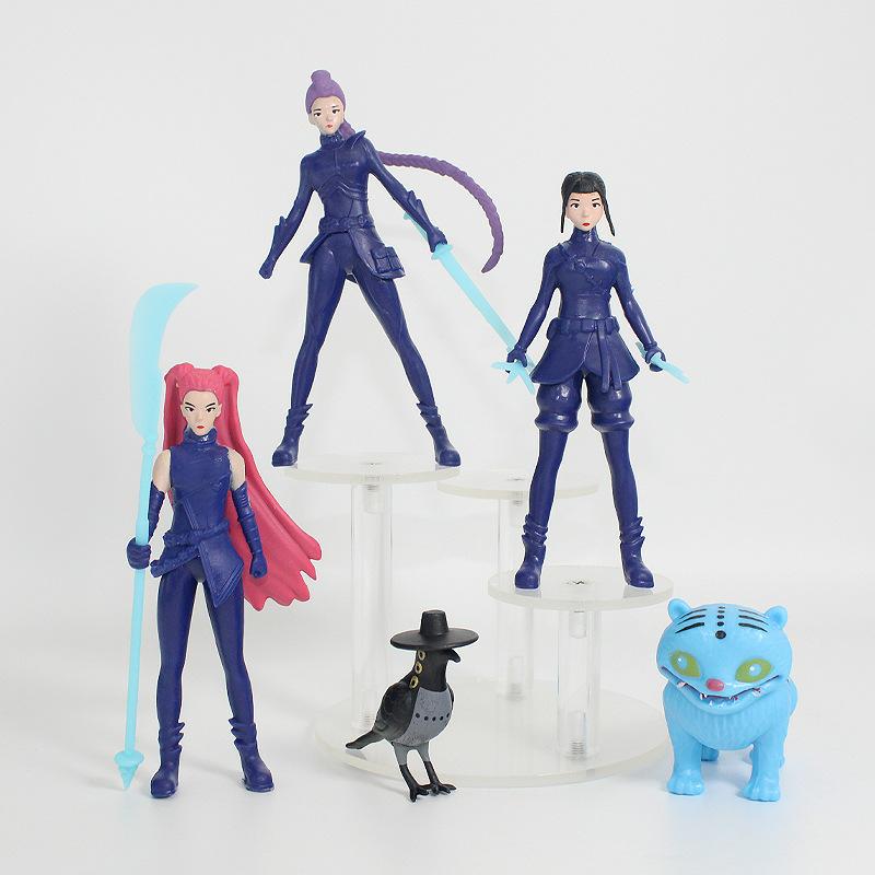 Demons Hunters Action Figure 18pcs/Set Kpop  Toy Derpys Tiger Rumi Mira Zoey Sussy Figurine Doll For Fans Gift