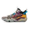 Li Ning Bambini Pelle Sintetica Serie Basket Confortevoli Antiscivolo Resistenti all'Usura Supporto Rimbalzo Scarpe da Basket Mid-Top per Bambini YKBU090-5
