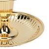 Handheld Taper Candle Holder Round Bottom Brass Candlestick Holder  Christmas Decor