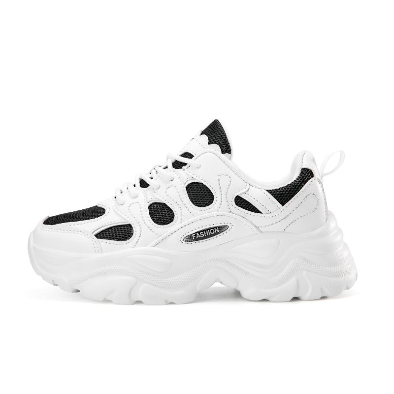 Thick Soled High Heels Women's Spring/autumn Rubber Lightweight Fitness Outdoor Running Shoes