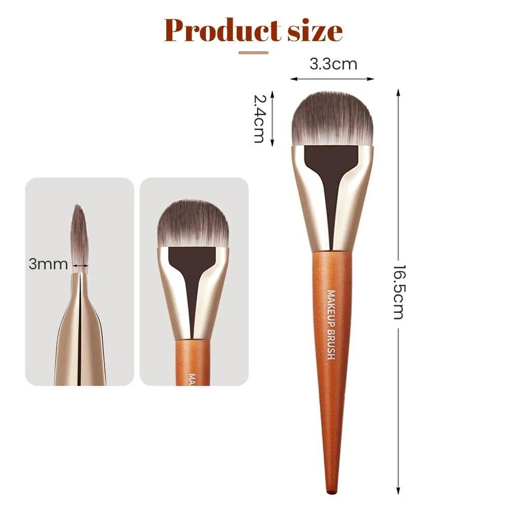 Ultra Thin Foundation Brush Lightweight Thin Face Contour Brush Blending Foundation Cream Makeup Brushes