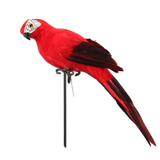 25/35cm Artificial Parrot Animal Bird Lawn Model Ornament Yard Garden Decoration