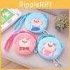 Round Puffpig Cute Creative Plush Purse Girl Backpack Decorative Pendant Gift