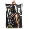 Hulk Hogan Wrestling Legend Plush Throw Blanket for Kids  Soft Flannel Bedding Custom Quality Gift