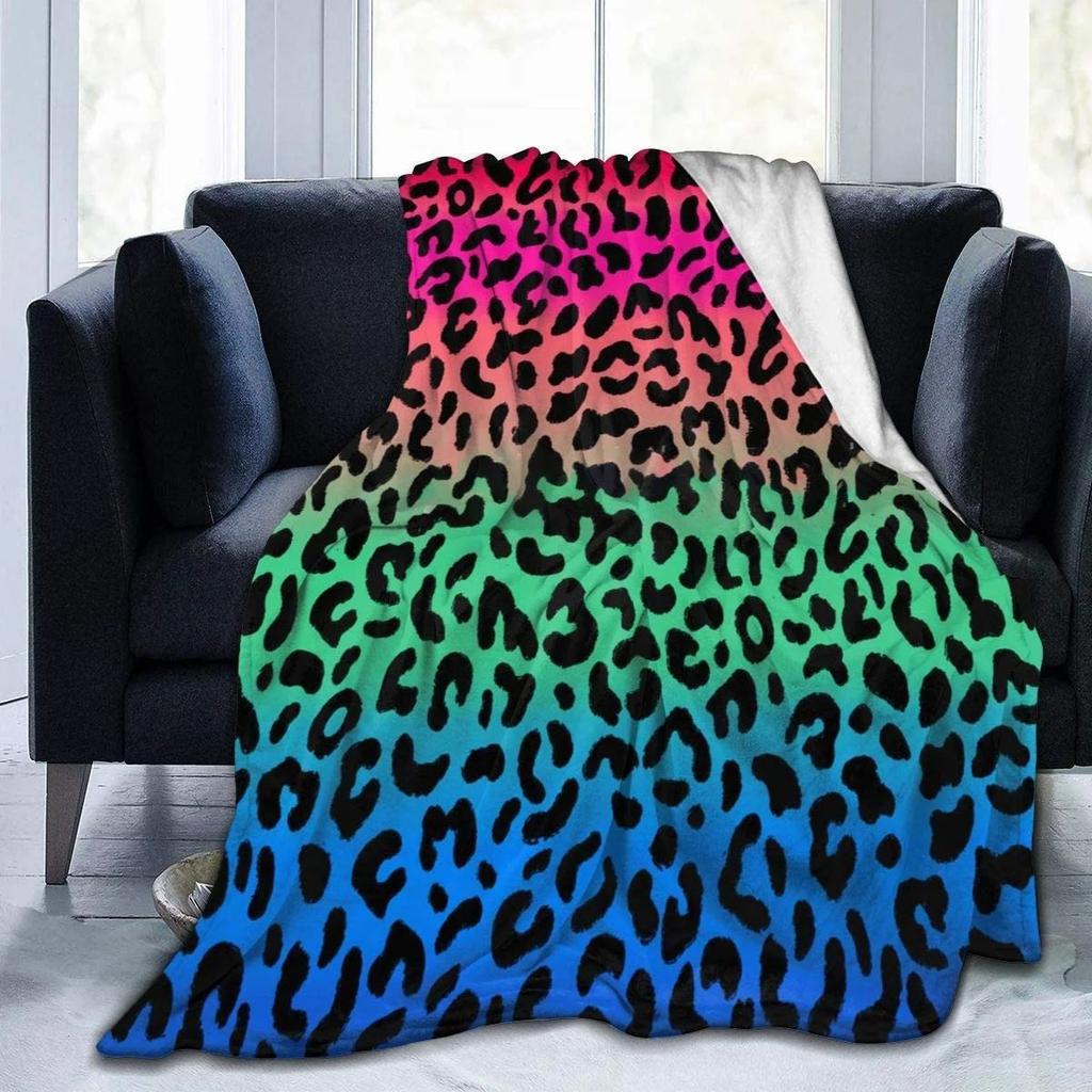 Tierhaut-Bedruckte Decke Leopard Tigerstreifen Flanelldecke Vier-Jahreszeiten-Nickerchen-Decke Schlafzimmer Dekorative Decke