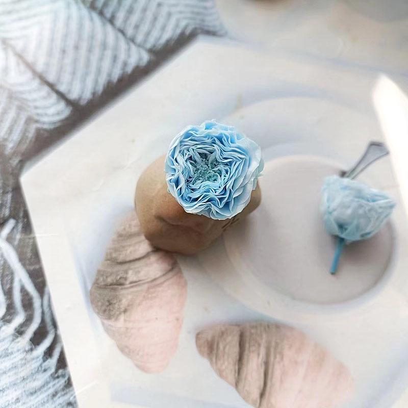 Blue Series Dried Flower DIY Kit: Hydrangea, Thousand-Layer Gold, Eucalyptus Leaf Souvenir Decoration