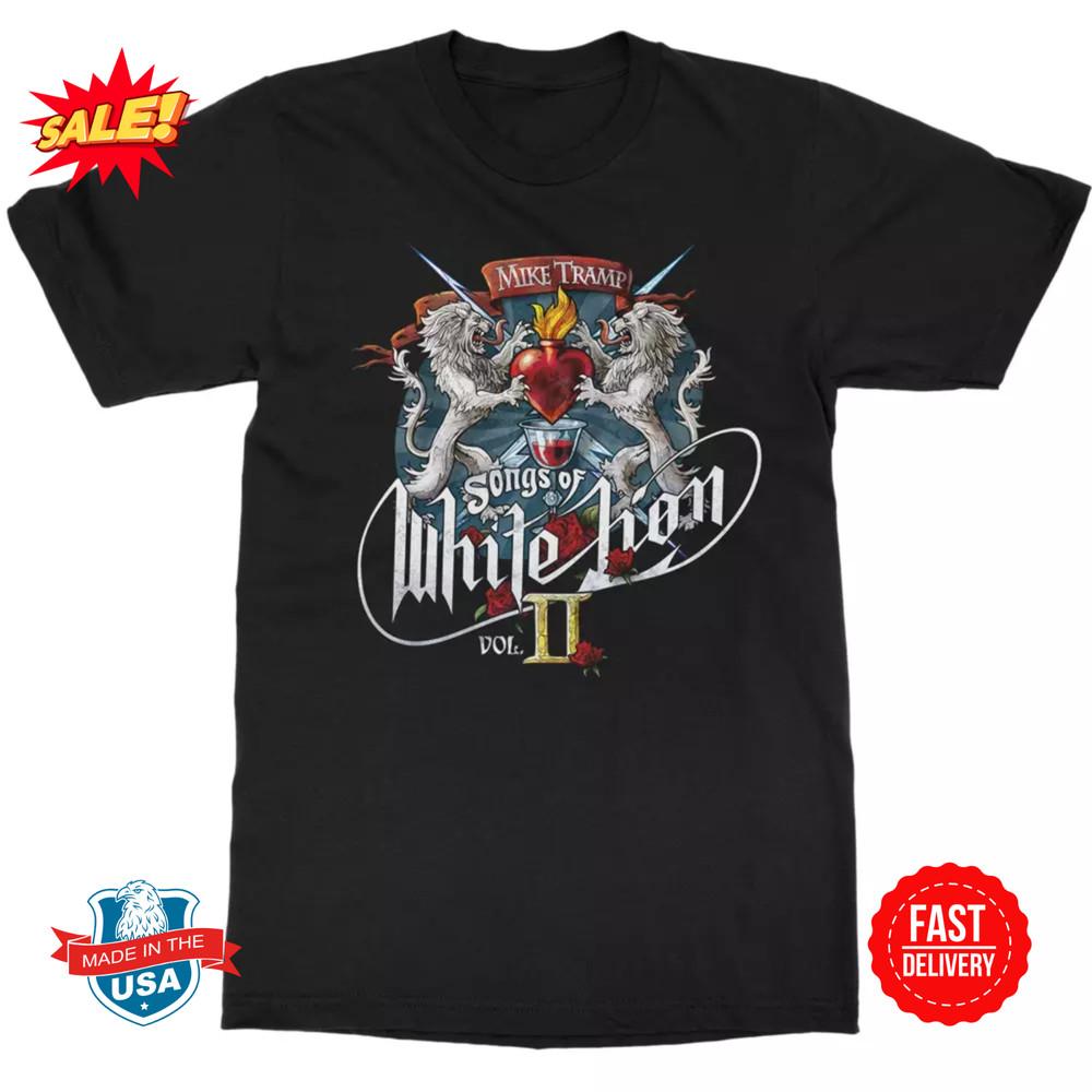 White Lion 2025 band black T-shirt Unisex T-Shirt S