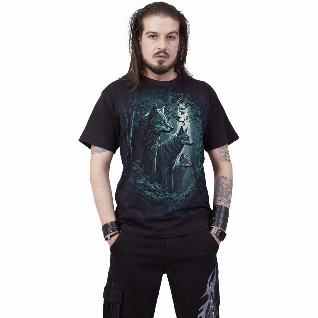Spiral Direct Unisex Adult Forest Guardians Back Print T-Shirt
