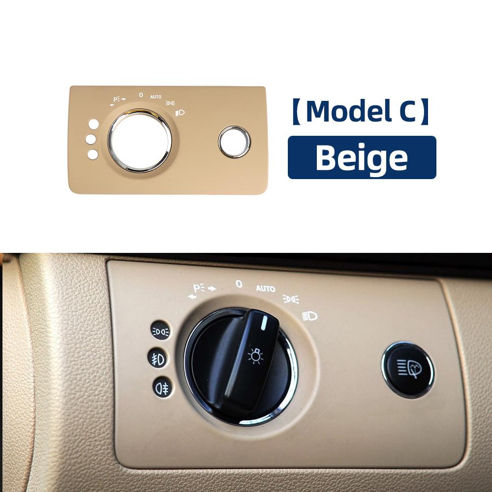 For Mercedes Benz ML GL W164 X164 300 350 450 500 Car Interior Headlight Switch Panel Trim Head Lamp Button Panel Replacement