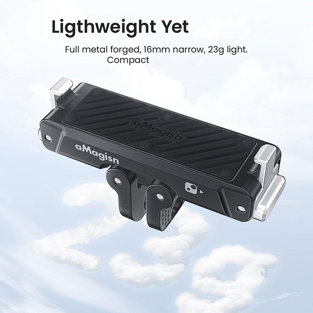 For AMagisn Insta360 GO Ultra Aluminum Alloy Quick Release Base Mount Thumb Motion Camera Accessories For Insta360 GO Ultra