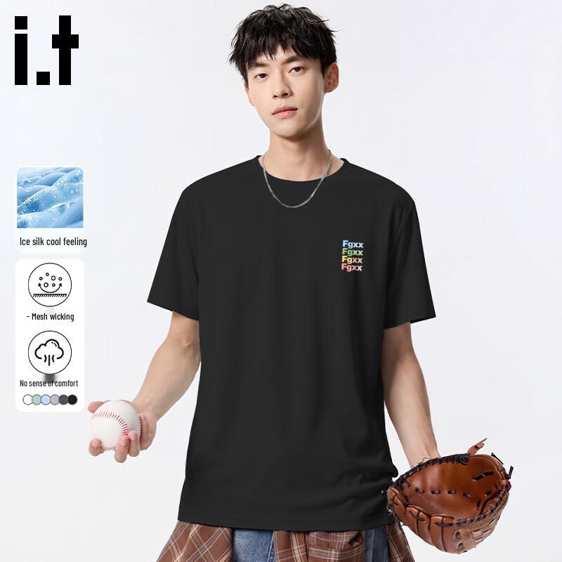 Fingercroxx Men s Ice Silk Mesh Short Sleeve T-Shirt XL