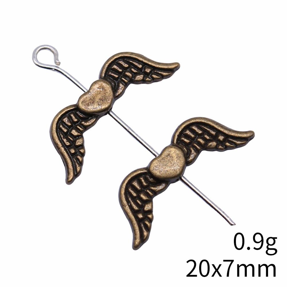 Beads To Make Jewelry Accessories Jewelry Love Wing Small Hole Beads Spacer Accessories Parts Bracelet Beads Accessories