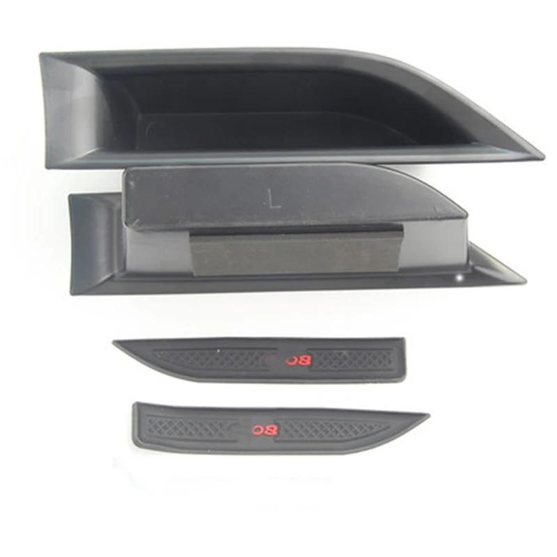 My Good Car  2pcs Plastic Car Interior Front Side Door Storage Box Case For Peugeot 5008 4008 Car accessories