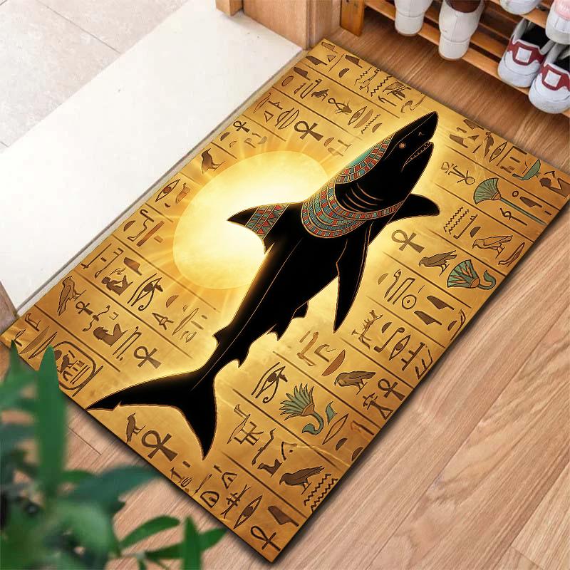

Ancient mural animals Pattern Square Carpet,Area Rug,Carpet Rug for Living Room Bedroom Sofa Playroom Decor,Non-slip Floor Mat,Holiday Birthday Gifts 60cmx90cm
