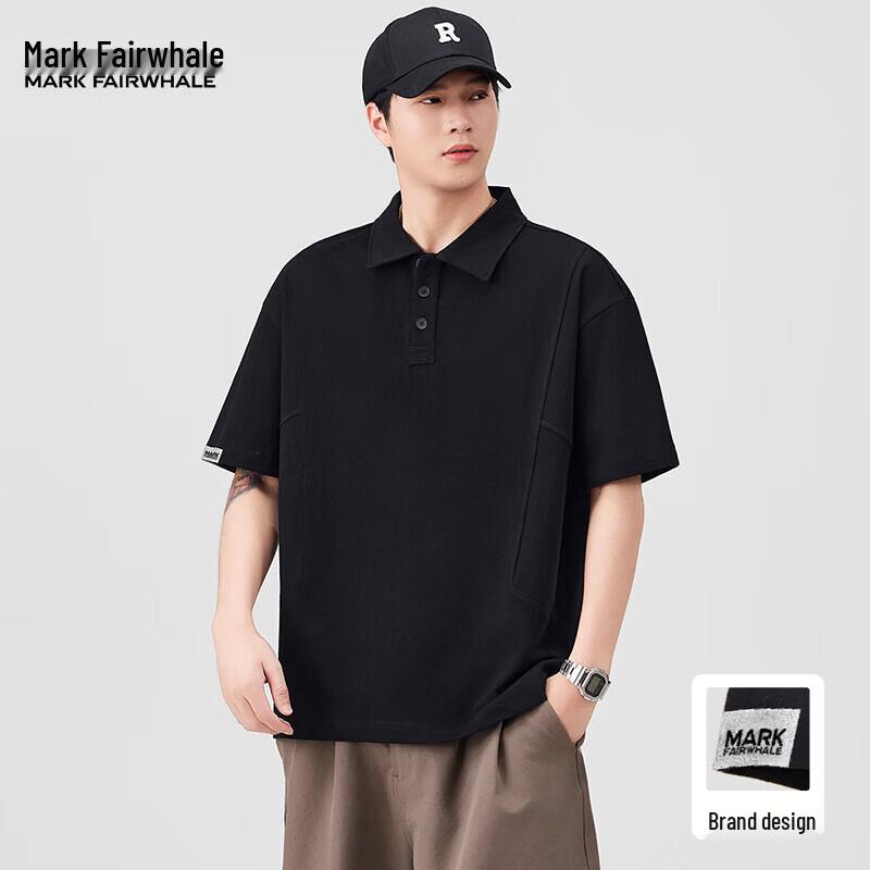 Mark Fairwhale Men s Loose Fit Short Sleeve Polo Shirt 2XL