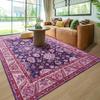 New Vintage Floral Rugs Soft Accent Large Area Rug Fluffy Carpet for Bedroom Living Room Home Decor Floor Mat