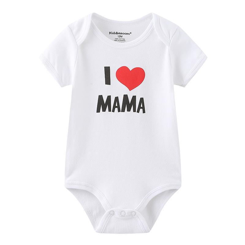 Baby Clothes Short Sleeve Cotton Baby Girl Clothes O-neck Cartoon Infantil Baby Boy Clothes Newborn Toddlers Jumpsuits Pajama Clothing BDS10