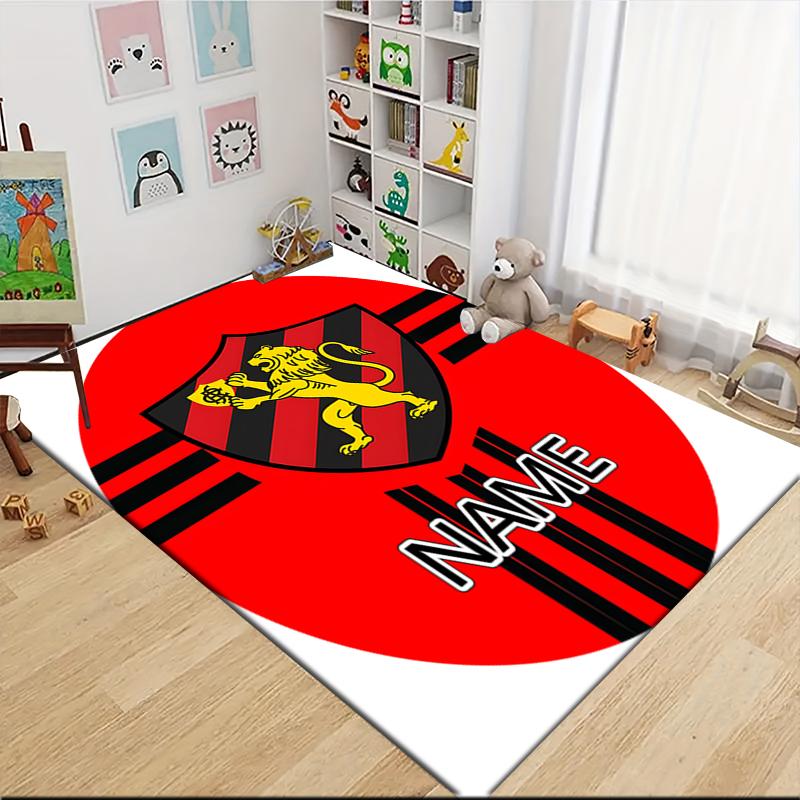 Custom Name Schalke Team Crest Carpet Rug Customizable Soft Washable Anti-Slip Home Living Room Sofa Mats Personalized Rug. 0909230