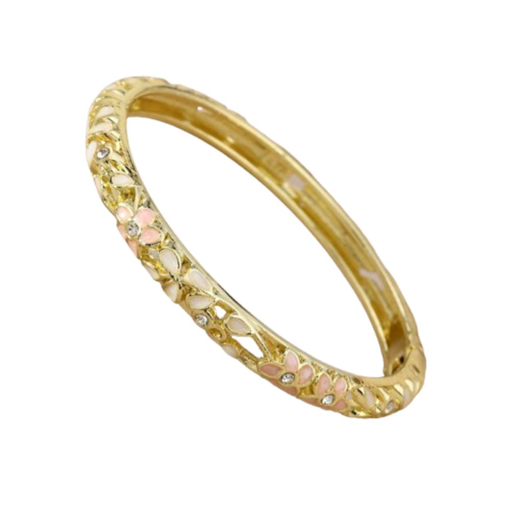 Chinese Vintage Cloisonne Bangle Traditional Women's Hand Bracelet  Jewelry Gifts