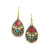 Fashion Latest Stylish Traditional Tibetan Pendant Necklace Jewellery Set for Women