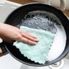 Dishwashing Cloth Non-stick Wipe Household Kitchen Wipe Hand Wipe Table Wipe Bowl Absorbent Hundred Clean Cloth Towel Thickening Cleaning Towel