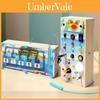 Wooden Busy Board For Children With Led Lights And Steering Wheel Design For Early Education Play