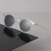 Luxury Sunglasses Women Men Round Mirror Lens Brand Designer Black Sun Glasses Trendy Eyewear Unisex Sexy Cool
