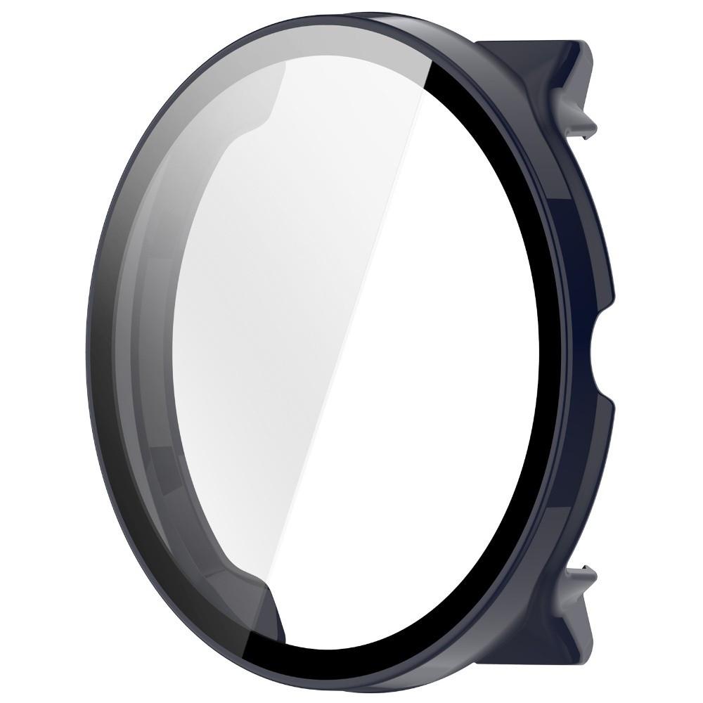 PC+Tempered Protective Case Full Coverage Hard Screen Protector Anti-Scratch Cover Shell for Suunto Race 2