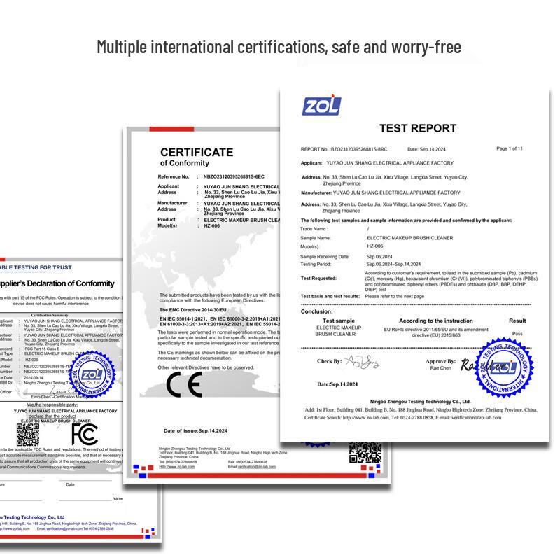 Automatic Cross-Border Makeup Brush Cleaner and Dryer - Gentle On Bristles