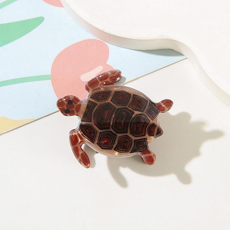 Presilha de Garra de Acetato de Animal Marinho Fofo: Concha, Golfinho, Estrela-do-mar, Design de Cachorrinho