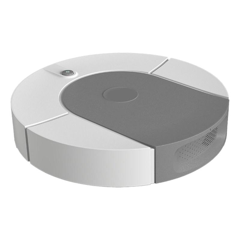 Robot Vacuum Cleaner Strong Suction Automatic USB Rechargeable Sweeping Robot For Ceramic Tiles Hard Floors Grey