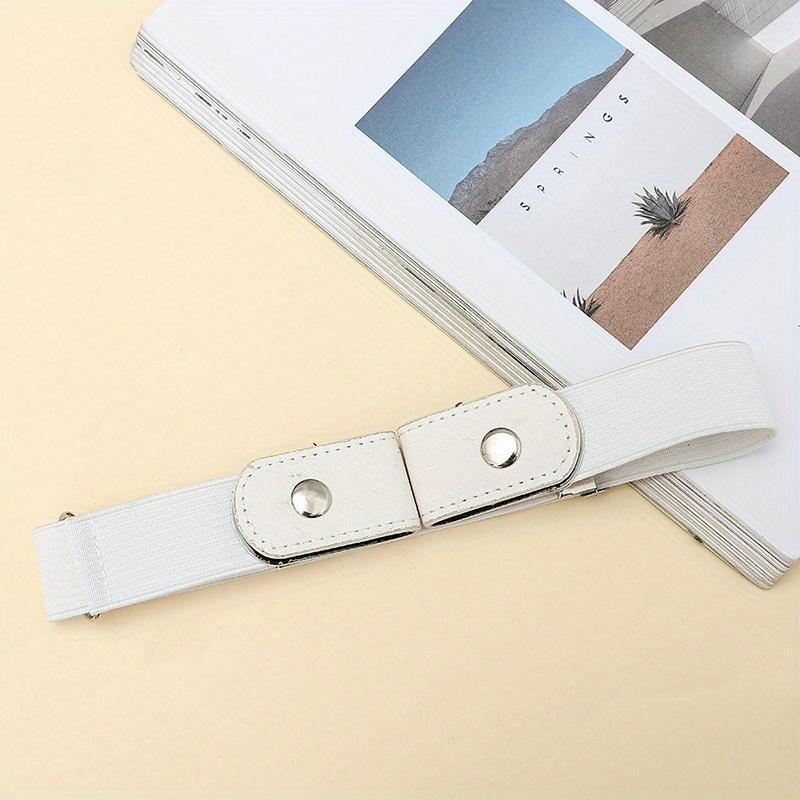 Lnvisible Elastic Lazy Belt Unisex Seamless Elastic Elastic Band Decorative Belt