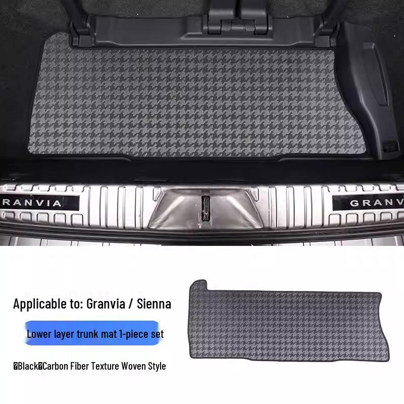 Siene Grevia Anti-Slip Carbon Fiber Car Mats - Wear & Dirt Resistant