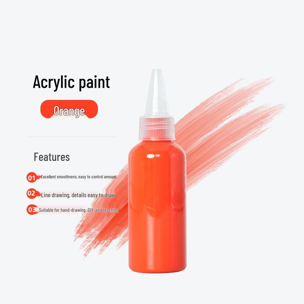 100ml Waterproof Acrylic Paint Set for Children's DIY Projects & Plaster Dolls.