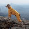 Large Dog Waterproof Winter Jumpsuit High Neck Full Coverage Outdoor Windproof Reflective Dog Coat with Fleece Lining Dog Jacket