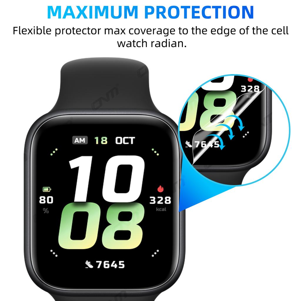 SOFT Protection Film for Honor Watch 5 Screen Protector Clear HD Flexible Anti-scratch Film Accessories (NOT GLASS)