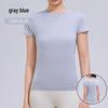Damen Yoga T-Shirt aus Merinowolle - Schnelltrocknend, Hohe Elastizität, Figurschmeichelnd, Kurzarm